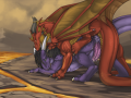 Ychan - g - gay feral dragons - 120790.png